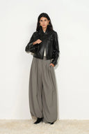 Fofia Drapierte Ballonhose aus Wollmischung