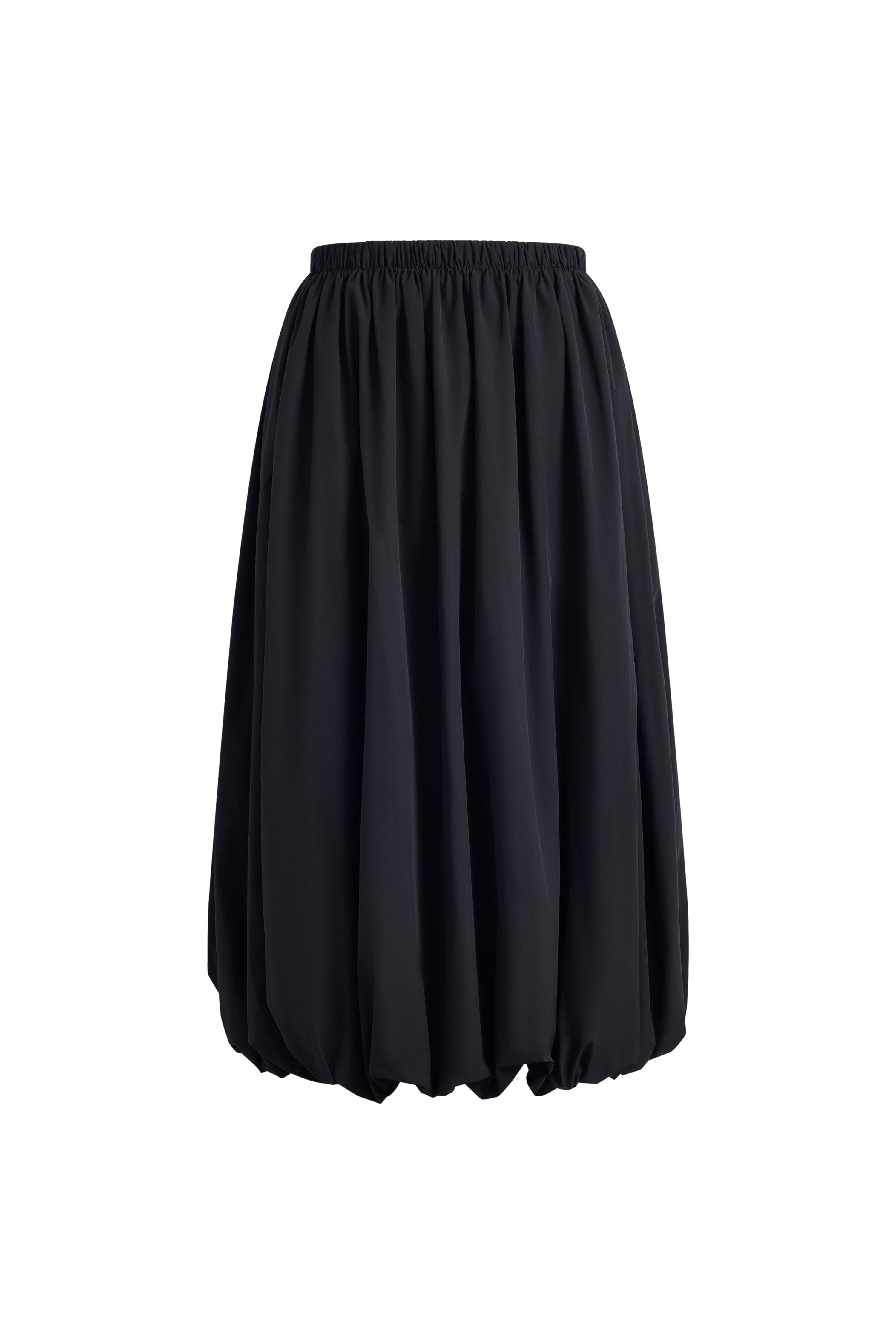 Freya Elasticated Bubble Midi Skirt – fbrq.com