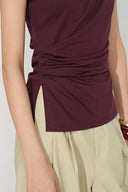 Gemma Ruched Short Sleeve Top