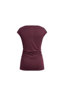Gemma Ruched Short Sleeve Top