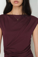 Gemma Ruched Short Sleeve Top