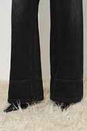 Glaire Wide-Leg-Jeans aus Baumwolldenim mit geschwungenem Passe