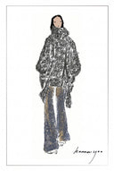 Hazel Vintage Deconstructed Barrel Leg Jeans in Cotton Denim