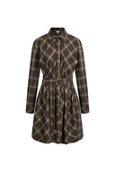 Holly Plaid Shirt Dress