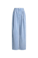 Honora Hose mit weitem Bein und Bügelfalten aus Baumwollcord
