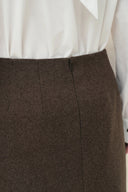 Gerader Midirock „Honora“ aus Wollmischung