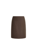 Gerader Midirock „Honora“ aus Wollmischung
