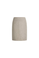 Honora Straight Midi Skirt in Wool Blend