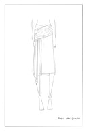 Asymmetrischer Midi-Rock „Ines“ mit Stretch-Strick