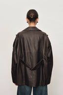 Irina Vintage Bikerjacke aus veganem Leder