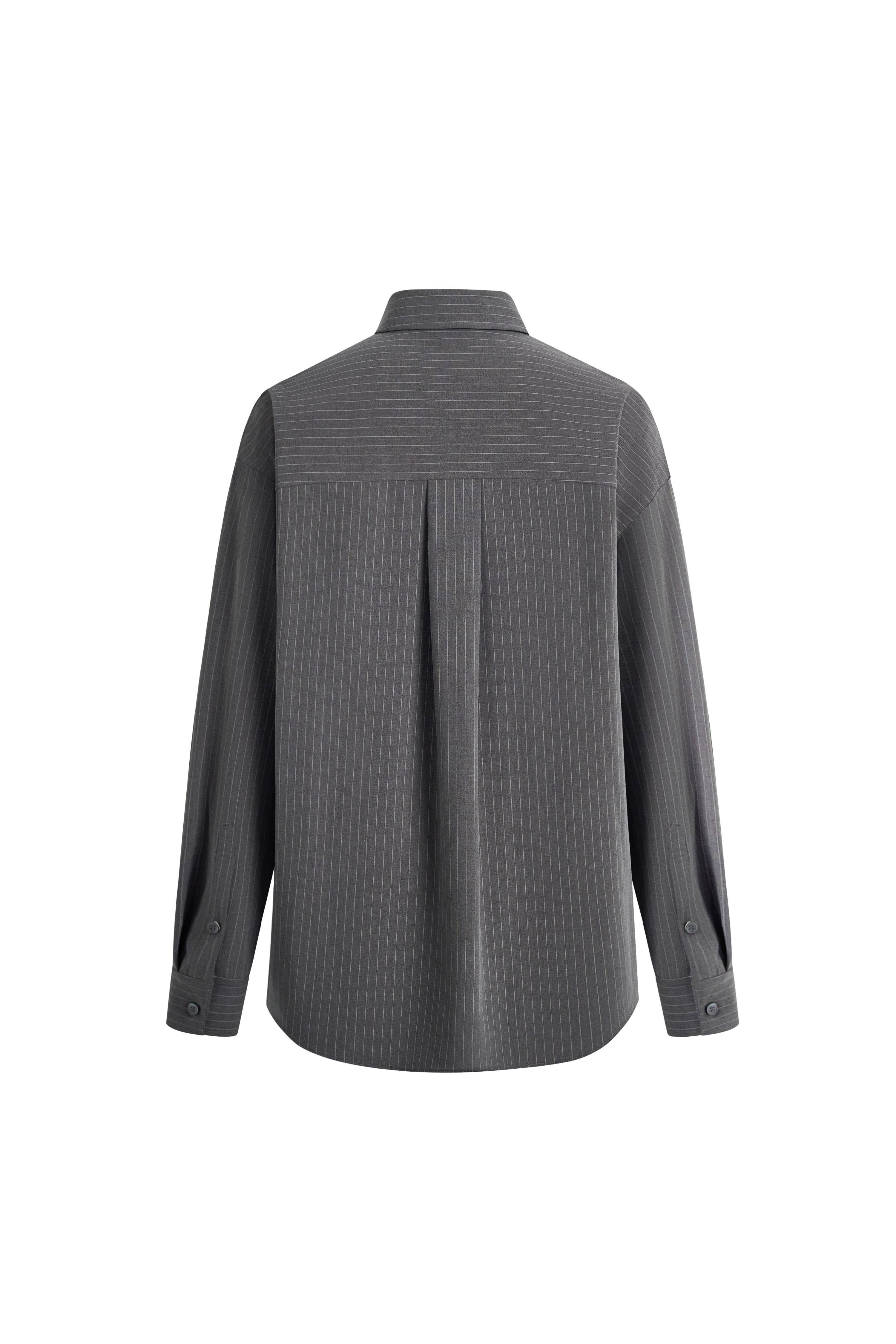 Isabella Pinstriped Shirt – fbrq.com