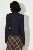 Ivy Herringbone Cinched Waist Jacket