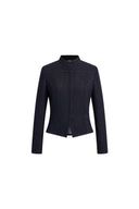 Ivy Herringbone Cinched Waist Jacket