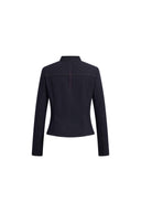 Ivy Herringbone Cinched Waist Jacket