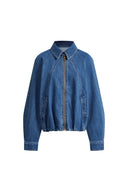 Janet 90s Inspired Ballon Jacket in Cotton Denim