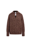 Jessica Vintage Polo Neckline Sweater in Wool Blend