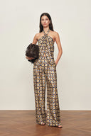 Jorien Drape Pants in Crinkled Silk Blend