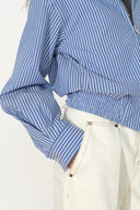 Chaqueta camisa a rayas Josephine en mezcla de algodón