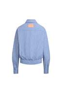 Chaqueta camisa a rayas Josephine en mezcla de algodón