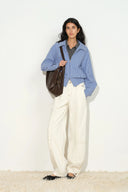 Chaqueta camisa a rayas Josephine en mezcla de algodón