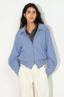Chaqueta camisa a rayas Josephine en mezcla de algodón