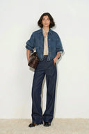 Liberty Two-Tone Jeans in Cotton Denim