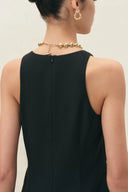 Lina Waist Cinched Bubble Hem Dress