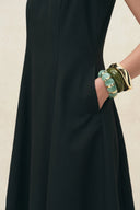 Lina Waist Cinched Bubble Hem Dress