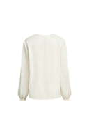 Blusa con hombreras drapeadas Madrid