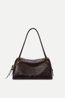 Marais Soft Boston Medium Bag in Waxed Leather