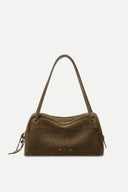 Marais Soft Boston Medium Bag in Suede