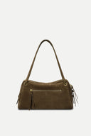 Marais Soft Boston Medium Bag in Suede