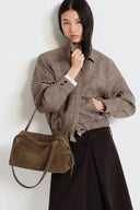 Marais Soft Boston Medium Bag in Suede