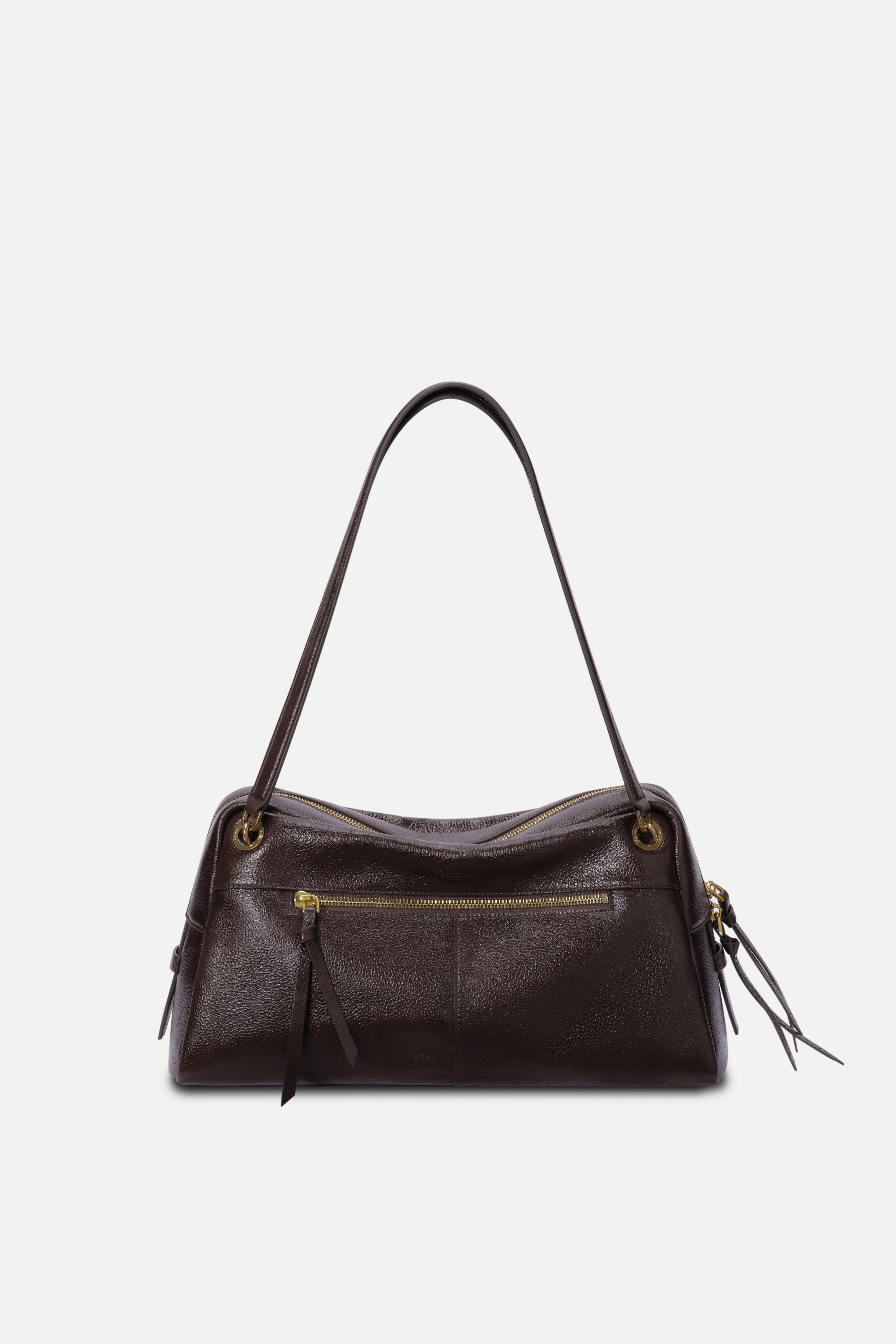 Marais Soft Boston Medium Bag in Waxed Leather – fbrq.com