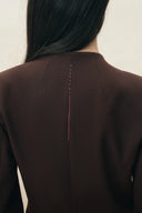 Marora Wrap Look Cinched Blazer in Wool Blend