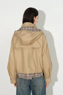 Mckenna Detachable Hood Layered Utility Jacket