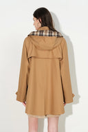 Merit Detachable Hood Check Panel Jacket
