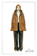 Merit Detachable Hood Check Panel Jacket