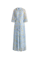 Mia Flora Dress in Crepe Georgette