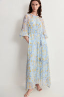 Mia Flora Dress in Crepe Georgette