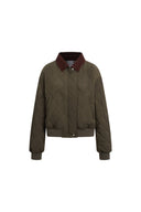 Bomber trapuntato a quadri reversibile Minka in misto cotone