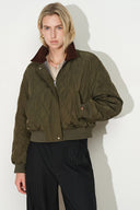 Bomber trapuntato a quadri reversibile Minka in misto cotone