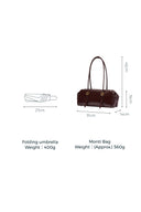 Monti East West Shoulder Bag in Oiled Waxed Top Grain Leather
