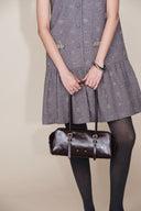 Monti East West Shoulder Bag in Oiled Waxed Top Grain Leather