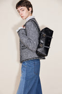 Monti East West Shoulder Bag in Oiled Waxed Top Grain Leather