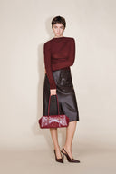 Monti East West Shoulder Bag in Oiled Waxed Top Grain Leather