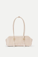 Sac bandoulière Monti East West en cuir pleine fleur huilé ciré