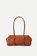 Sac bandoulière Monti East West en cuir nappa pleine fleur