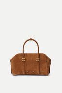 Petit sac Boston Monti en daim