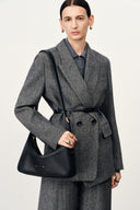 Navigli Shoulder Hobo Bag in Nappa Calfskin